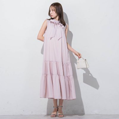 ２ｗａｙリボンティアードワンピ≪洗濯機で洗える≫