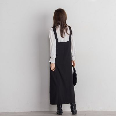 スクエアネックワンピース≪洗濯機で洗える≫