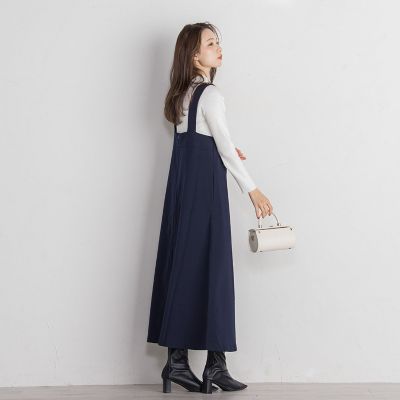 スクエアネックワンピース≪洗濯機で洗える≫