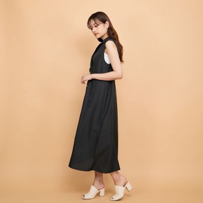 リネンライクシャンブレージレワンピース≪手洗い可能≫