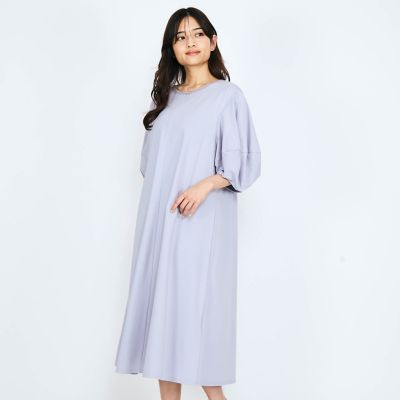 【SALE】QUEENS COURT（Women）/クイーンズコート ボリュームスリーブカットワンピース&#8810;手洗い可能&#8811; 16パープル ワンピース・ドレス【三越伊勢丹/公式】