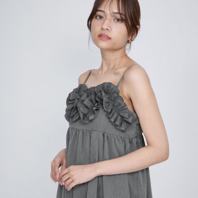 フリルキャミワンピース≪手洗い可能≫