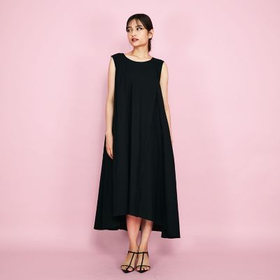 バックリボンワンピース≪手洗い可能≫