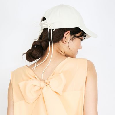 バックリボンワンピース≪手洗い可能≫