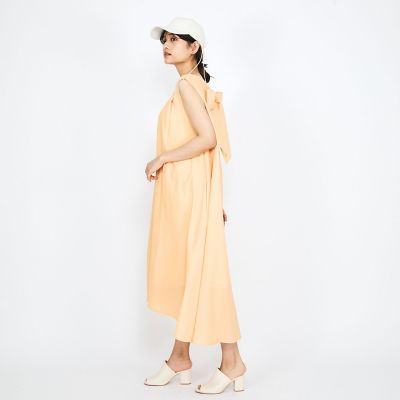 バックリボンワンピース≪手洗い可能≫