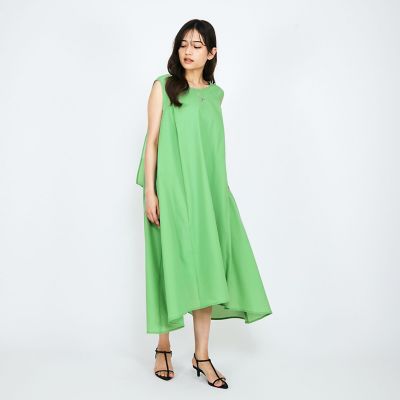 バックリボンワンピース≪手洗い可能≫