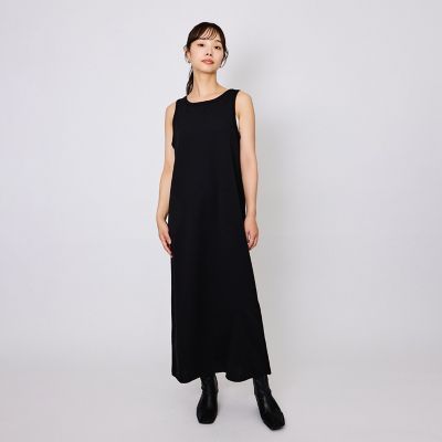 カットジョーゼットスリーブレスワンピース≪手洗い可能