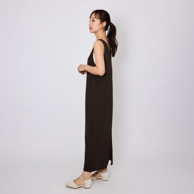 カットジョーゼットスリーブレスワンピース≪手洗い可能