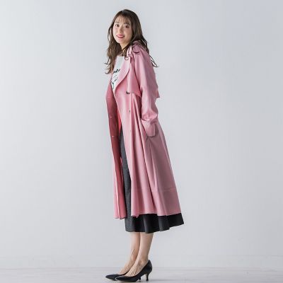 デニムシャンブレートレンチコート