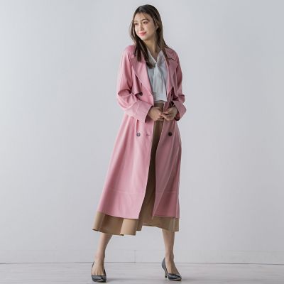 デニムシャンブレートレンチコート