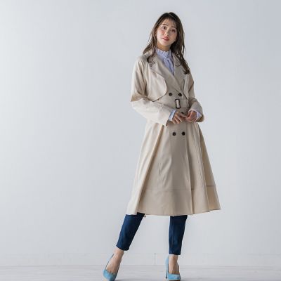 デニムシャンブレートレンチコート