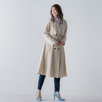 デニムシャンブレートレンチコート