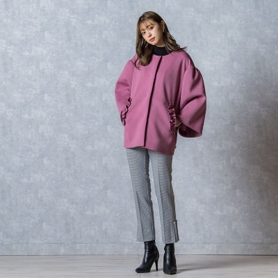 フリルポケットジャケット≪洗濯機で洗える≫ | QUEENS COURT（Women