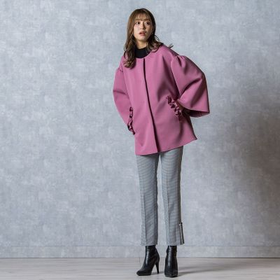 フリルポケットジャケット≪洗濯機で洗える≫ | QUEENS COURT（Women