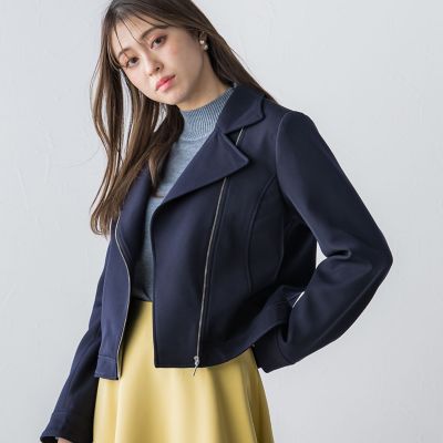 QUEENS COURT - クイーンズコート　ライダースジャケット ライダースジャケット | QUEENS COURT（Women）/クイーンズ