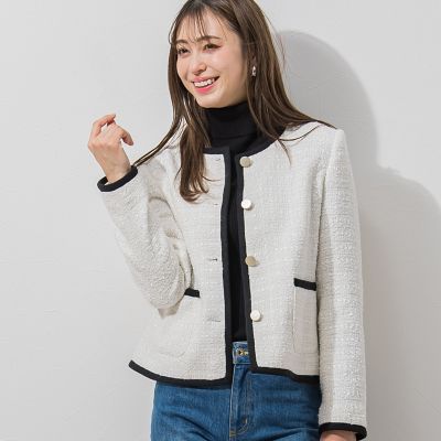 QUEENS COURT - 週末までお値下げqueens court配色ツィード