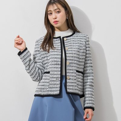 QUEENS COURT - 週末までお値下げqueens court配色ツィード