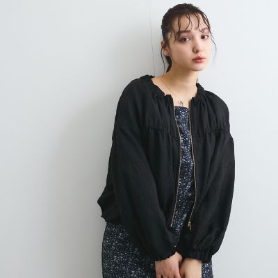 【日本製】アセテートブルゾン