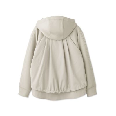 カルゼダンボール異素材切替パーカー | QUEENS COURT（Women