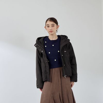 ワークフードピュアダウンジャケット | QUEENS COURT（Women