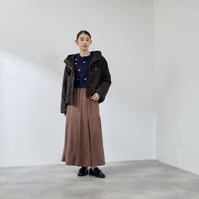 ワークフードピュアダウンジャケット | QUEENS COURT (Women