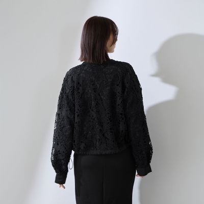 新品未使用　レースブルゾン LE SOUK HOLIDAY（ルスークホリデー） ブルゾン アウター 「2025年夏