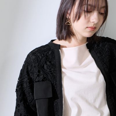 ボタニカルレースブルゾン≪手洗い可能≫ | QUEENS COURT（Women