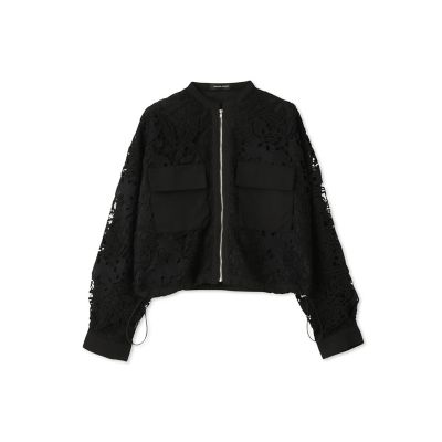 ボタニカルレースブルゾン≪手洗い可能≫ | QUEENS COURT (Women