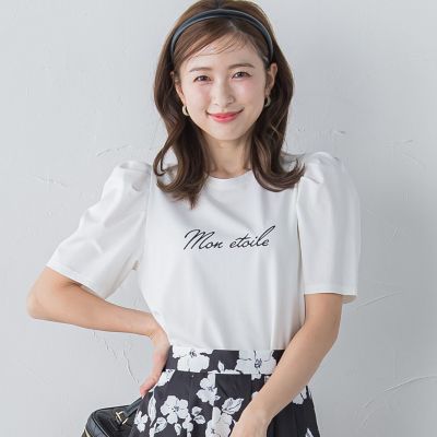 ＜QUEENS COURT（Women）＞パフロゴＴ≪洗濯機で洗える≫