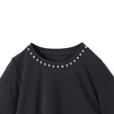 ジュエルネックトップス≪手洗い可能≫