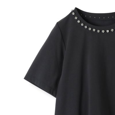 ジュエルネックトップス≪手洗い可能≫