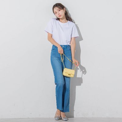 エンボスロゴＴシャツ≪手洗い可能≫