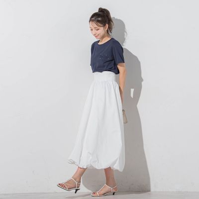 エンボスロゴＴシャツ≪手洗い可能≫