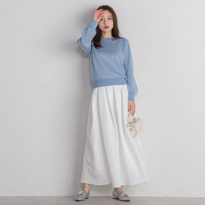 抗ピリングスウェットライクラメニット≪手洗い可能≫