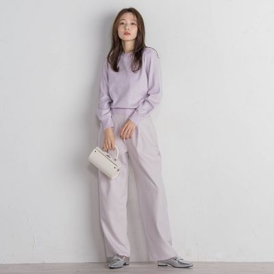 抗ピリングスウェットライクラメニット≪手洗い可能≫