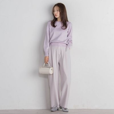 抗ピリングスウェットライクラメニット≪手洗い可能≫