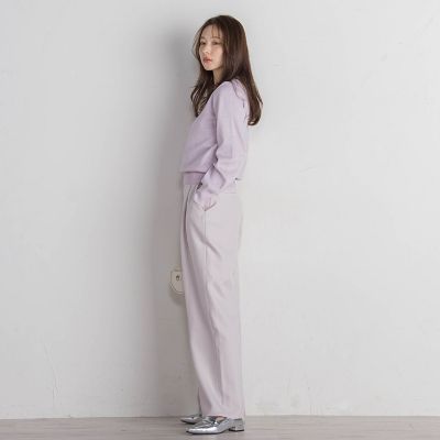 抗ピリングスウェットライクラメニット≪手洗い可能≫