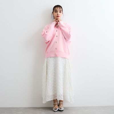 フラワーレースハイネックトップス≪洗濯機で洗える≫ | QUEENS COURT