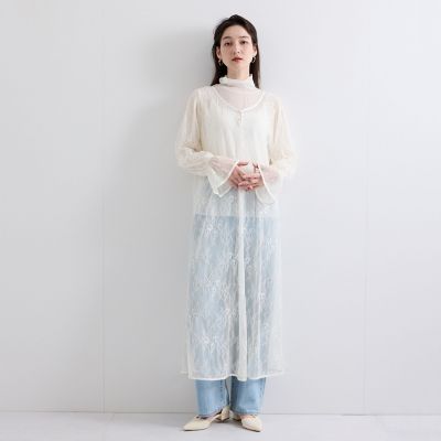トリコットシアータートルプルオーバー≪手洗い可能≫