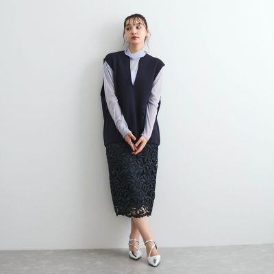 トリコットシアータートルプルオーバー≪手洗い可能≫