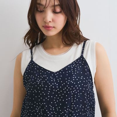 ラメテレコインナータンク≪手洗い可能≫