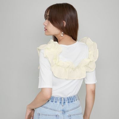 Prince フリル袖 Tシャツ＆レーススカート Prince フリル袖 Tシャツ＆レーススカート