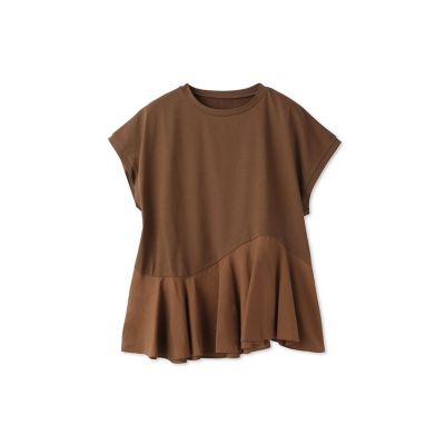 ペプラムフレンチスリーブプルオーバー  allureville allureville - ペプラムフレンチスリーブプルオーバー allurevilleの