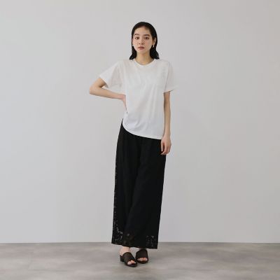 チュールフラワーモチーフプルオーバー | QUEENS COURT (Women 