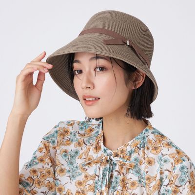 ＜TRANSWORK (Women)＞ウォッシャブル折り畳み帽子