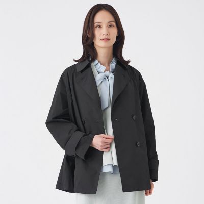 ＜TRANSWORK (Women)＞【はっ水・ウォッシャブル】ＳＯＬＯＴＥＸタフタコート