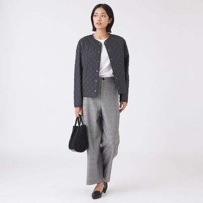 吸湿発熱・消臭】キルティングタフタコート | TRANSWORK (Women