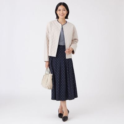 吸湿発熱・消臭】キルティングタフタコート | TRANSWORK (Women