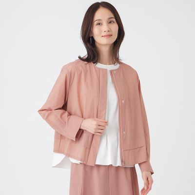 ＜TRANSWORK (Women)＞【はっ水・ＵＶ・ウォッシャブル】エアリーナイロンブルゾン