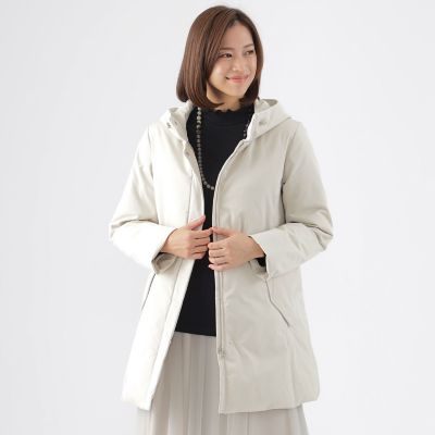 ＜TRANSWORK (Women)＞ナチュラルストレッチツイルダウンコート